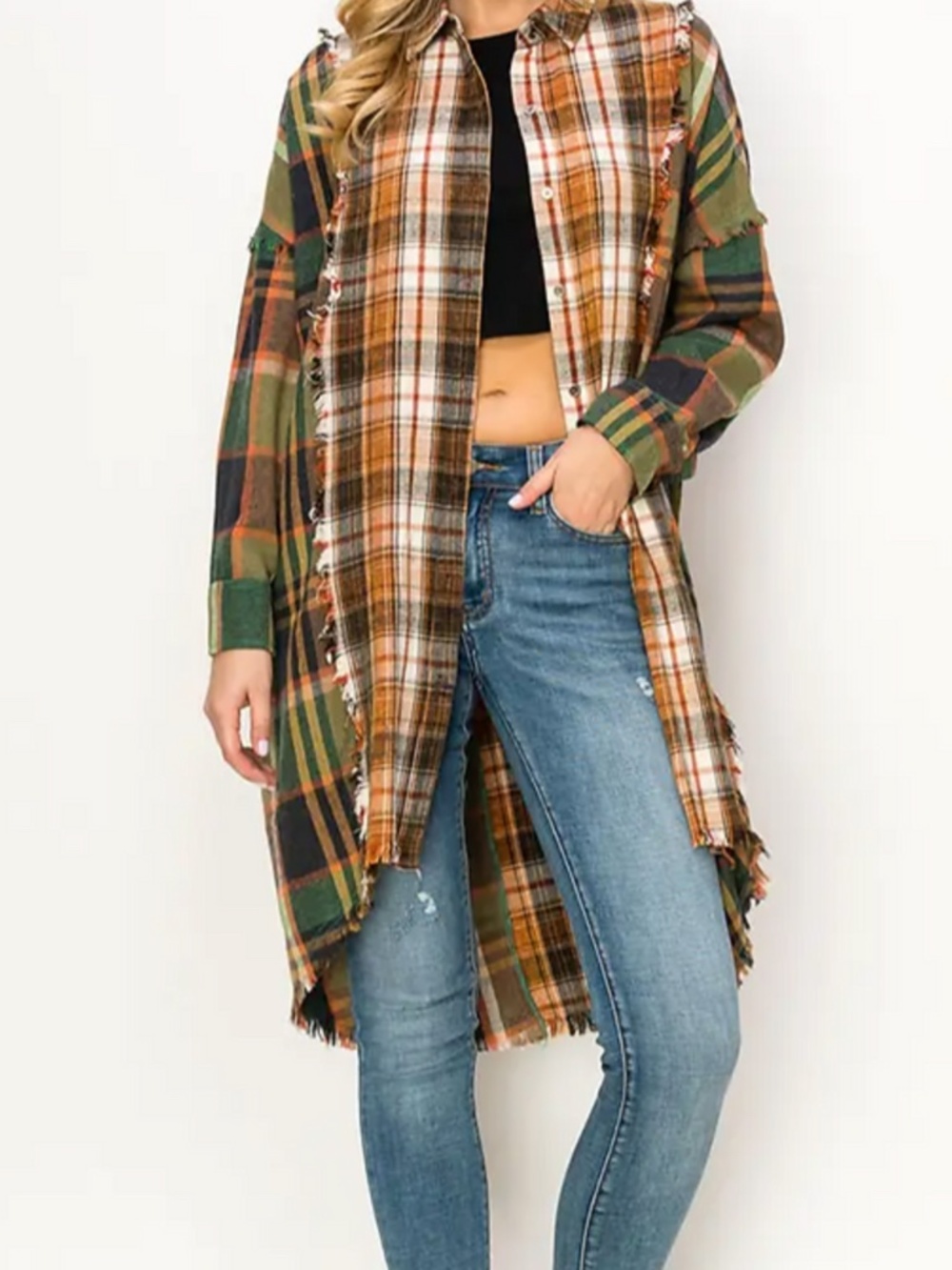 Long Flannel Shirt - Picture 9 of 9